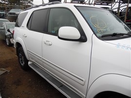 2005 Toyota Sequoia Limited White 4.7L AT 4WD #Z21675